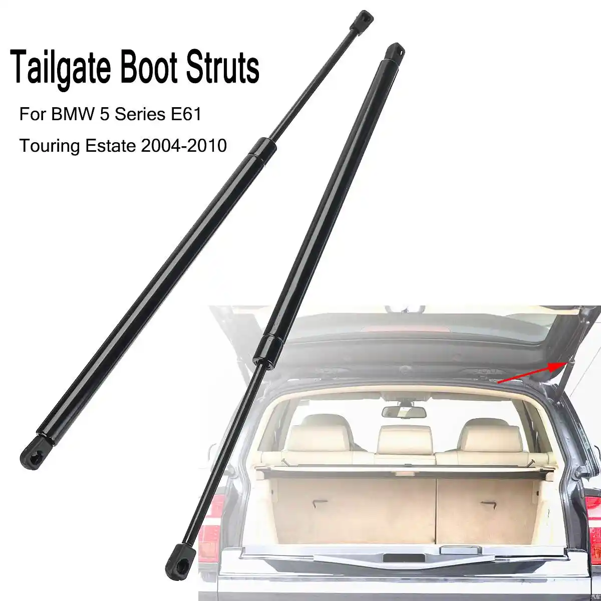 / Pair StrutsDepot 41626801258/ Tailgate Boot Gas Struts Hatcback
