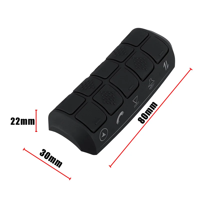 Universal LED backlight Control remoto inalámbrico coche volante 10 botones Control remoto Coche Universal LED backlight Control remoto inalámbrico coche volante 10 botones Control remoto Coche