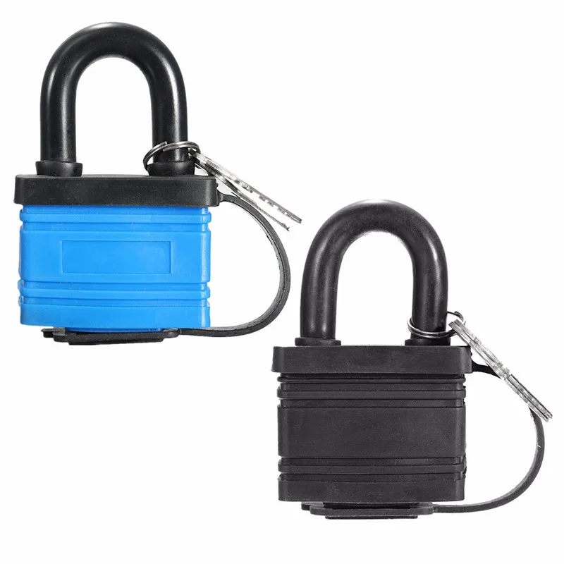 

50mm Padlock Waterproof Heavy Duty Outdoor Security Shackle Lock with 2 Keys