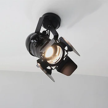

Led Wall Lamp Track American Retro Country Loft Style Lamps Industrial Vintage Iron Wall Light For Bar Cafe Home Lighting