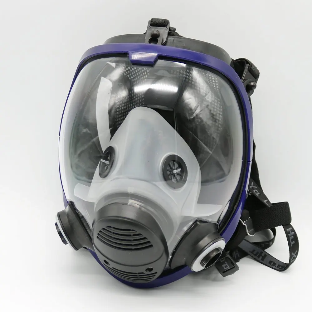 Goede 6800 Masker Chemicaliën Met Schilderen Spuiten Gas Masker Industrie Volledige Gezicht Gezichtsmasker Respirator gebruik voor 6001 6002 2091 filter