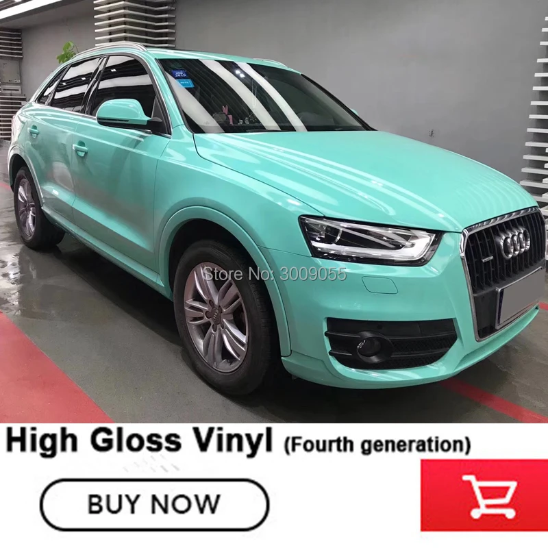 

High-end glossy Vinyl wrap vinyl wrapping Fourth generation low initial tack adhesive 5m/10m/20m