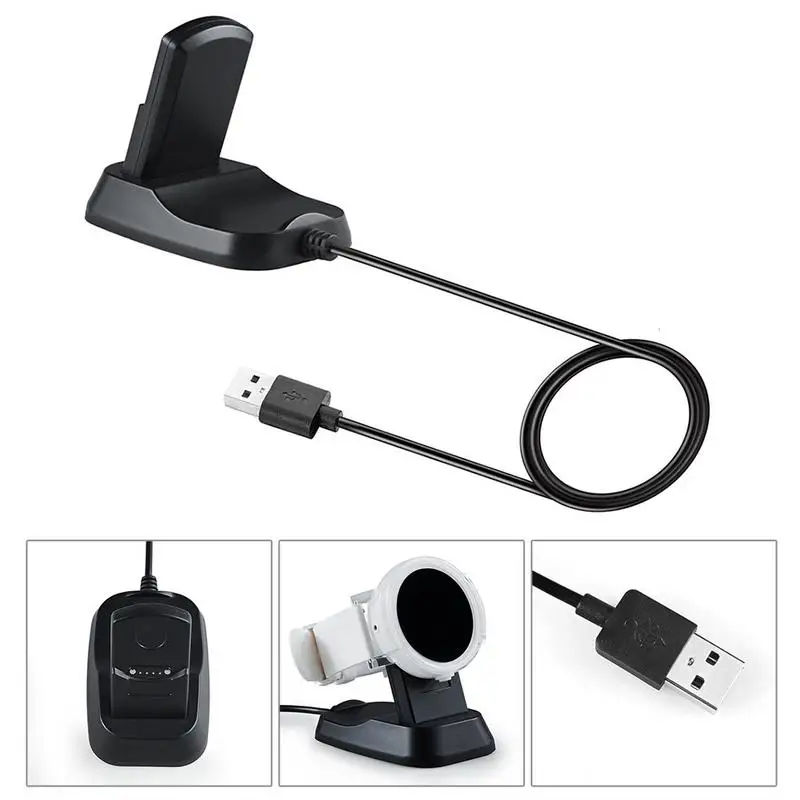 2 в 1 USB зарядное устройство Держатель Док станция адаптер держатель для Ticwatch E / S
