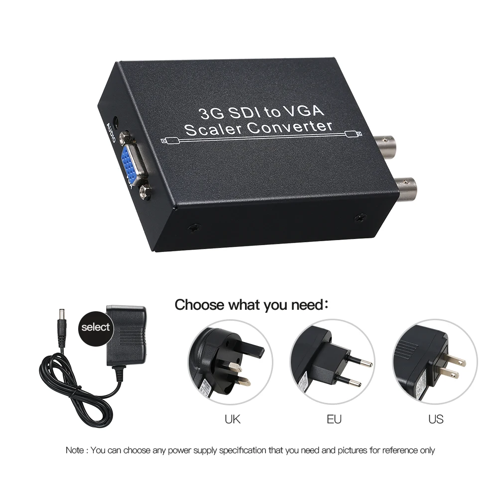 Преобразователь звука SDI в VGA с сигналом 1080P преобразователь скалера совместимый