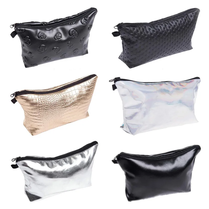 New 2019 Women Portable Zipper Cosmetic Bag Holder Clutch Pouch Ladies
