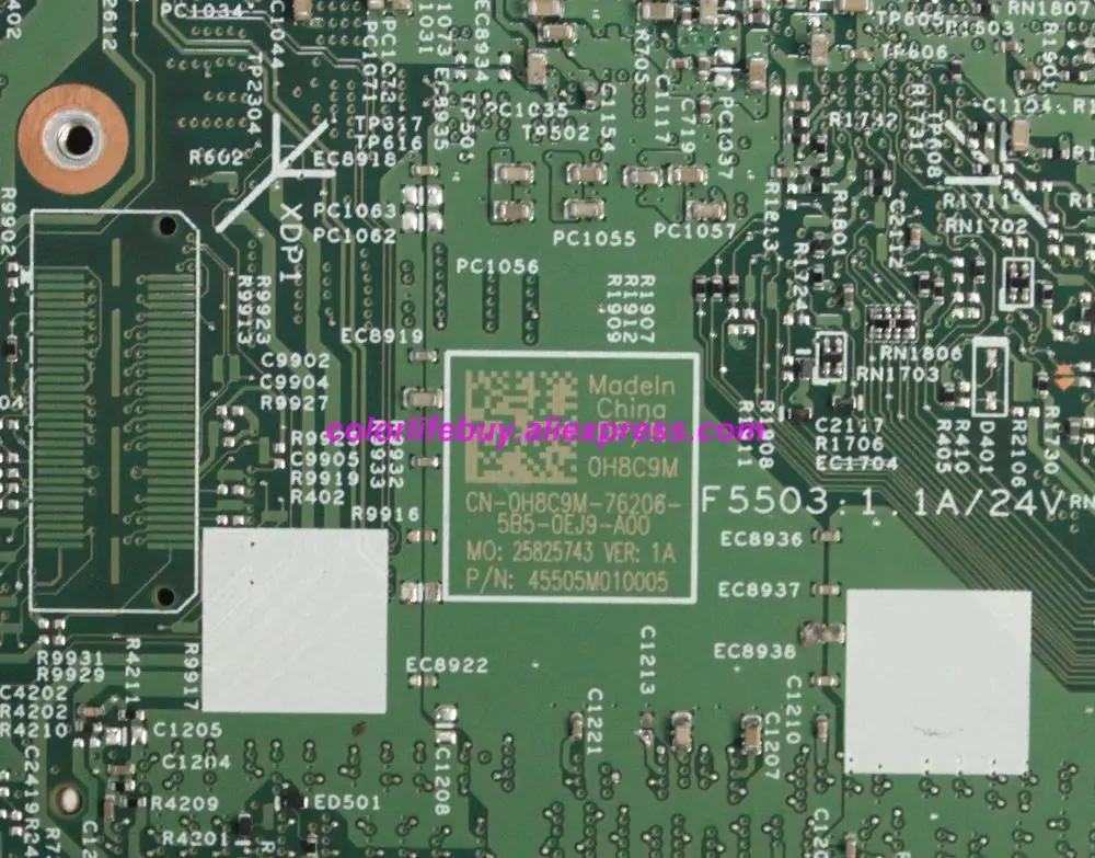 Genuino H8C9M 0H8C9M CN-0H8C9M 14275-1 PWB: TFFRC REV: a00 w i7-6500U CPU ordenador portátil placa madre para Dell Inspiron 13 7359 Notebook PC Genuino H8C9M 0H8C9M CN-0H8C9M 14275-1 PWB: TFFRC REV: a00 w i7-6500U CPU ordenador portátil placa madre para Dell Inspiron 13 7359 Notebook PC