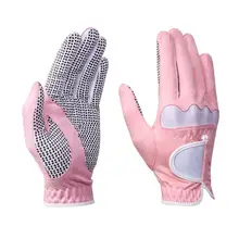 Женские перчатки для гольфа противоскользящие солнцезащитные дышащие летние модели подходят для маленьких средних и больших размеров XL перчатки для гольфа
