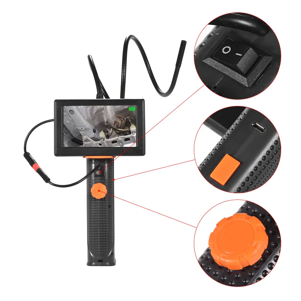 

Professional Digital LCD 4.3 Inch Screen Handheld Inspection Camera System Recording Endoscope Monitor Machine