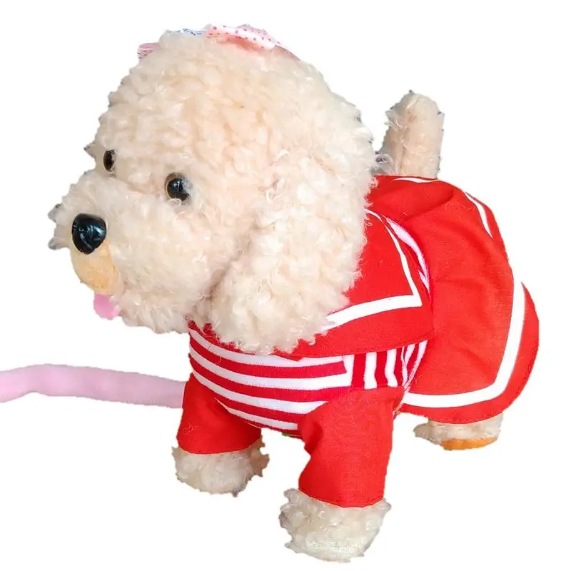 Enfants jouet électrique en peluche peluche chien jouet avec marche chantant danse drôle en peluche animal jouet pour filles anniversaire cadeau taille 32*25cm