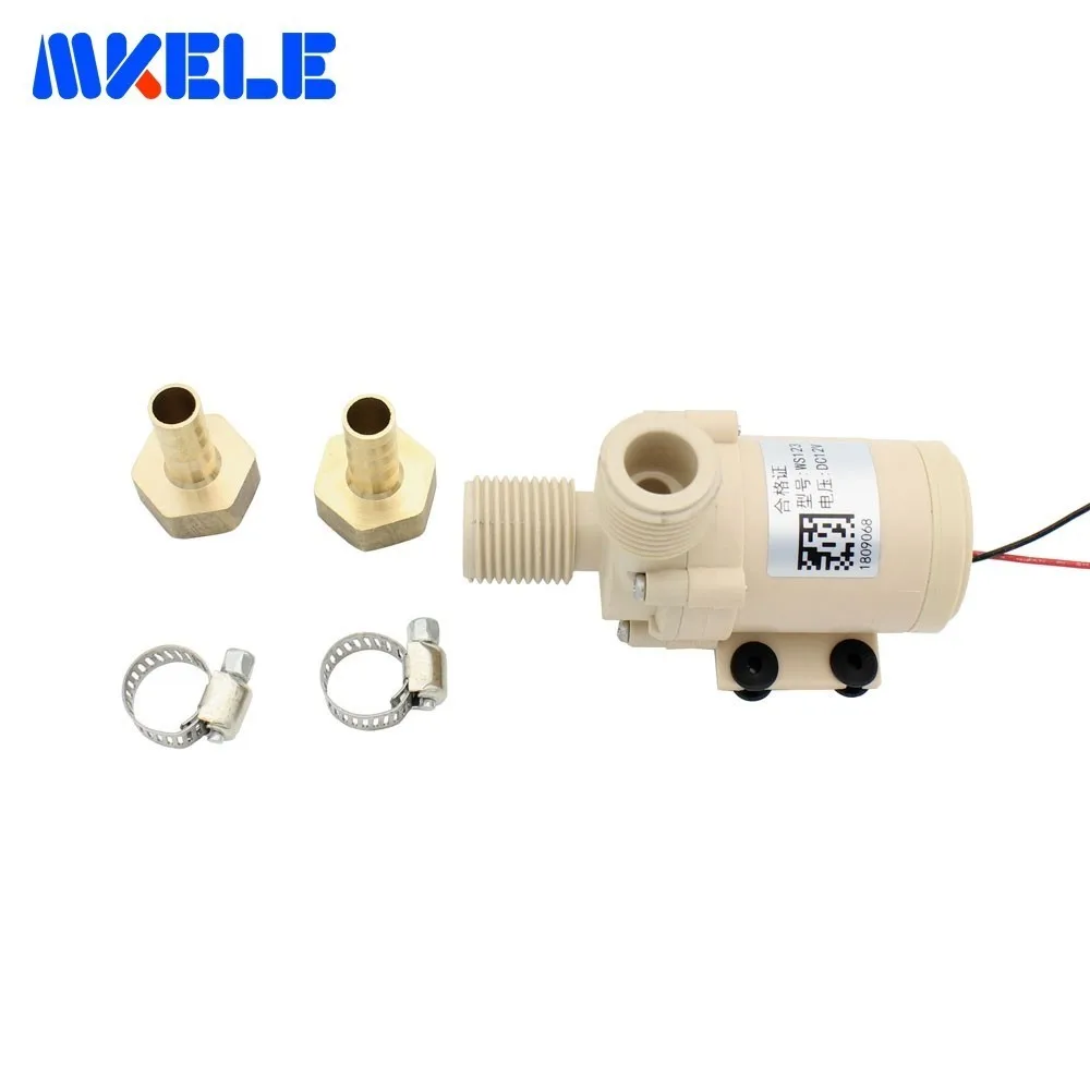 DC12V 3M Brushless Water Pump Silent High Temperature Solar Electric Gas Water Heater Circulating Booster Pump