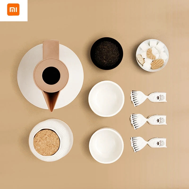Оригинальный Xiaomi 1L искусство чайник термос Normann Гео арт Уникальный большой объем