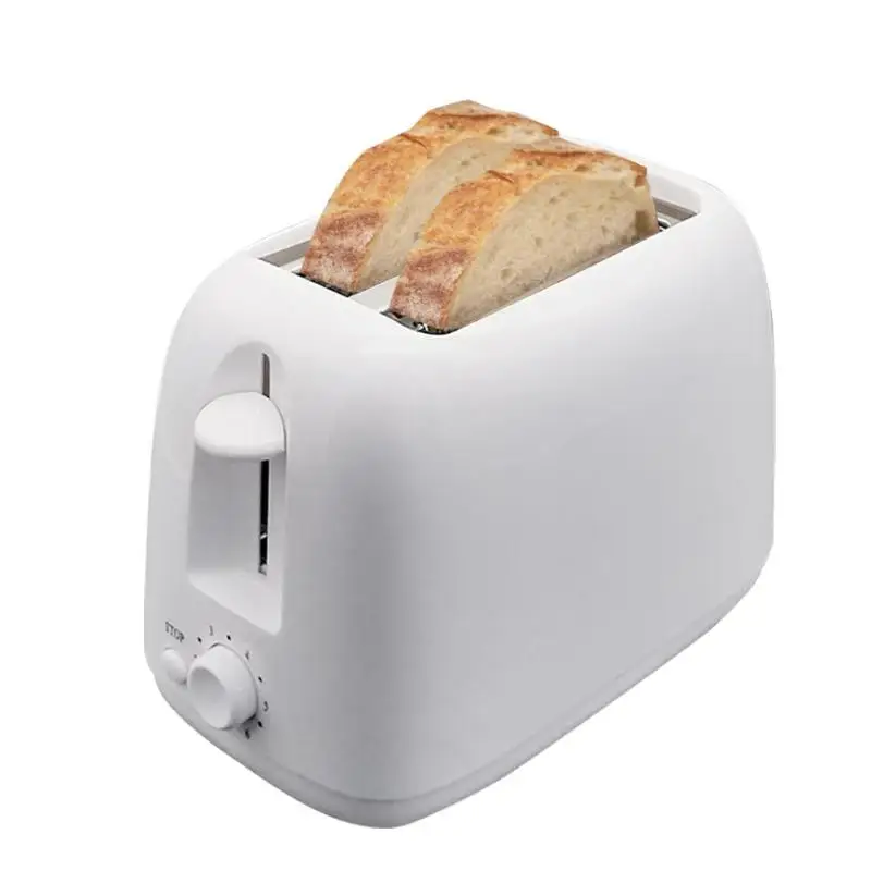 

2 Slices Stainless steel toaster Fully Automatic Fast Heating Bread Toaster Household Breakfast Maker Temperature Adjustment