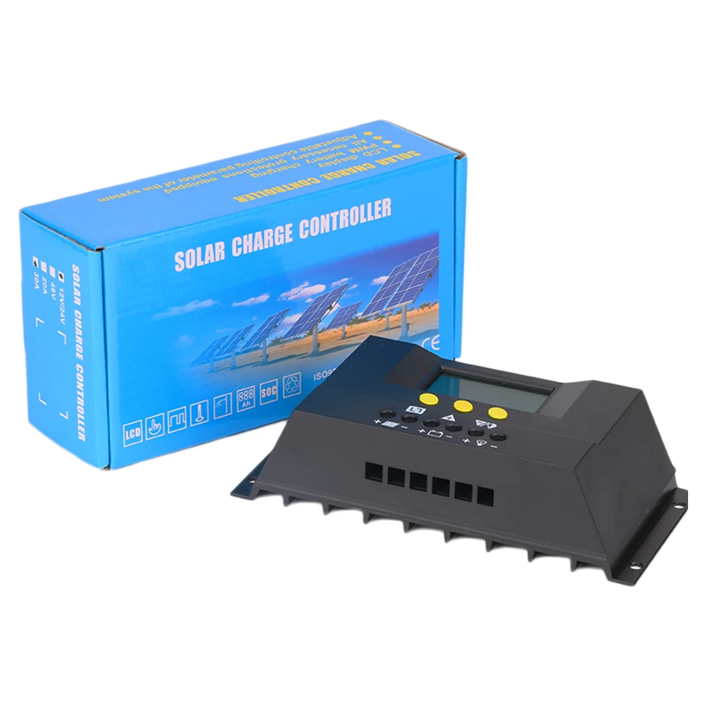 EASUN PWM 20A 30A контроллер солнечной панели регулятор заряда батареи защита 48В