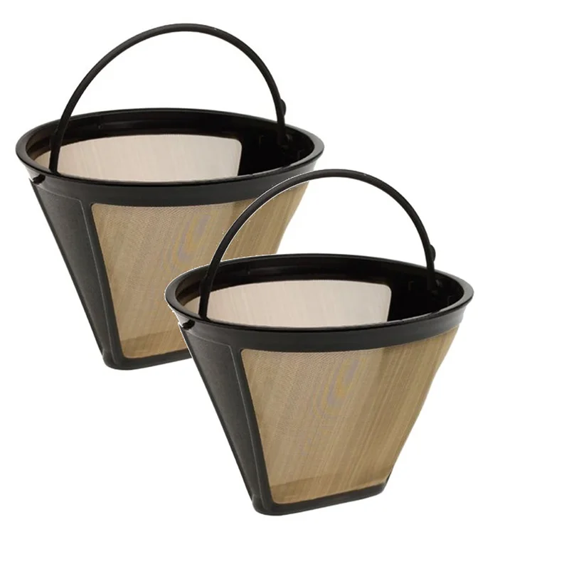 

2PCS Tone Permanent Replacement Coffee Filters Set for GTF-C #4