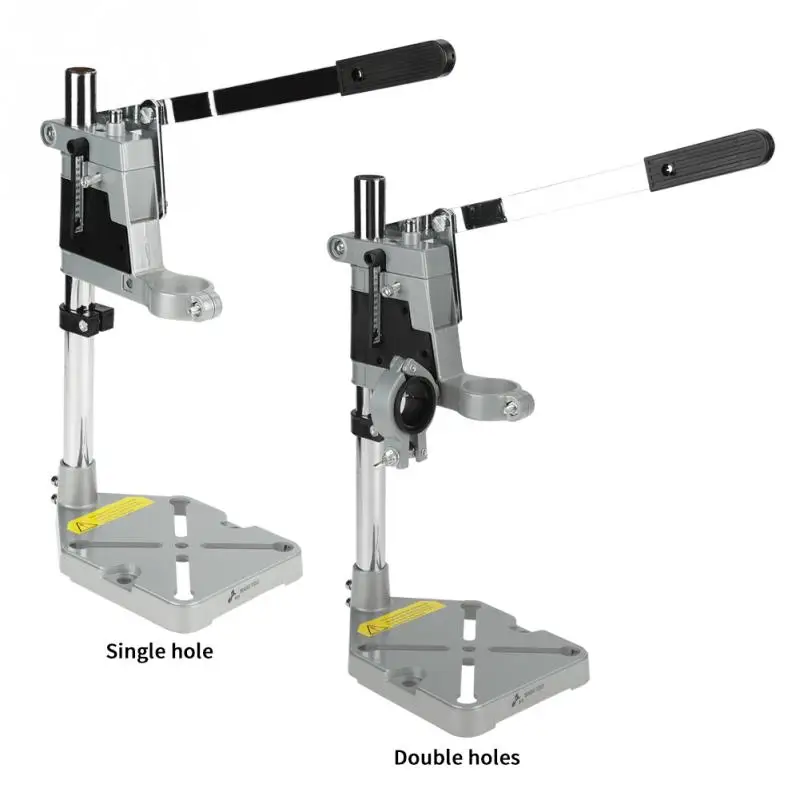 

Clamp Drill Press Stand Workbench Repair Tool Drilling Aluminum Base Pillar Pedestal Clamp 1 2 Holes Drill Hold Bracket NEW