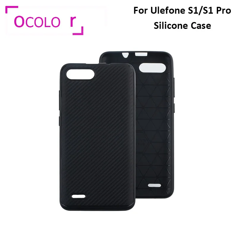 Ocolor для Ulefone S1 силиконовый чехол Мягкая задняя крышка Защитный ТПУ Pro