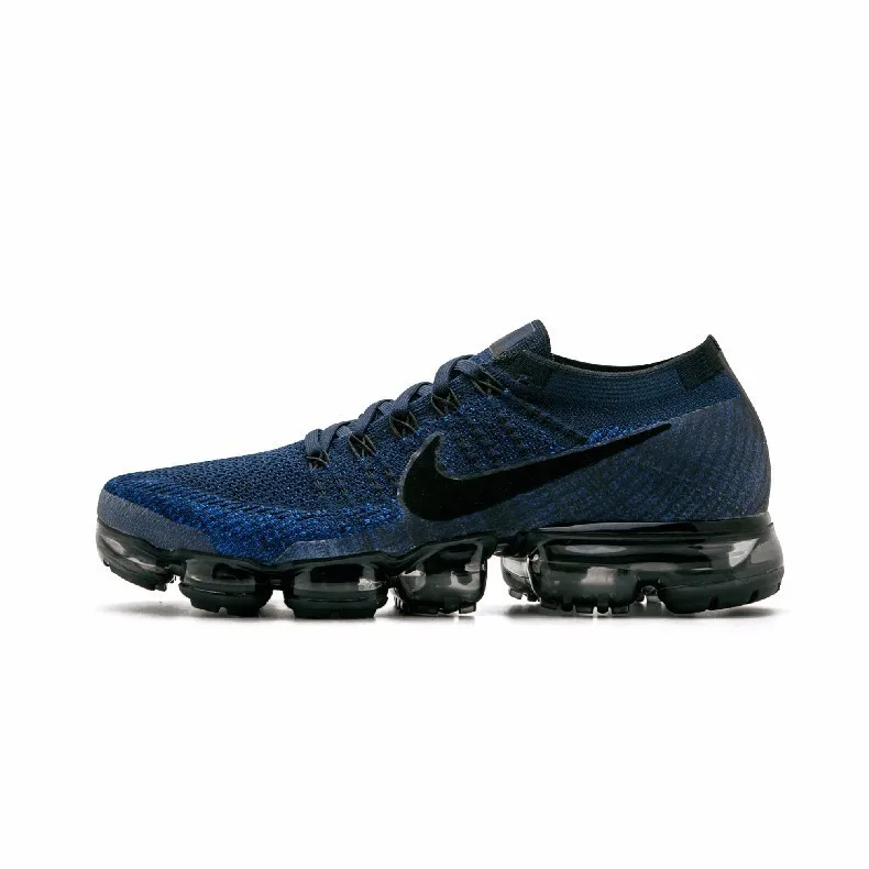 NIKE VAPORMAX FLYKNIT Breathable Men's Running Shoes Outdoor Sports Sneakers# 849558-400 NIKE VAPORMAX FLYKNIT Breathable Men's Running Shoes Outdoor Sports Sneakers# 849558-400