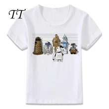 

Kids Clothes T Shirt Bad Robot R2d2 Star Wars Lineup Children T-shirt for Boys and Girls Toddler Shirts Tee