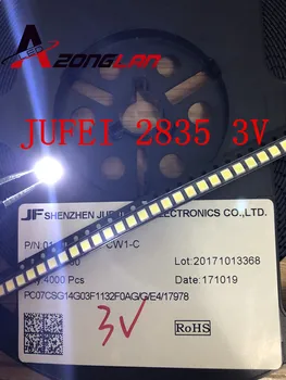 

JUFEI LED Backlight 1210 3528 2835 1W 3V 84LM Cool white LCD Backlight for TV TV Application 01.JT.2835BPW1-C 500PCS FOR