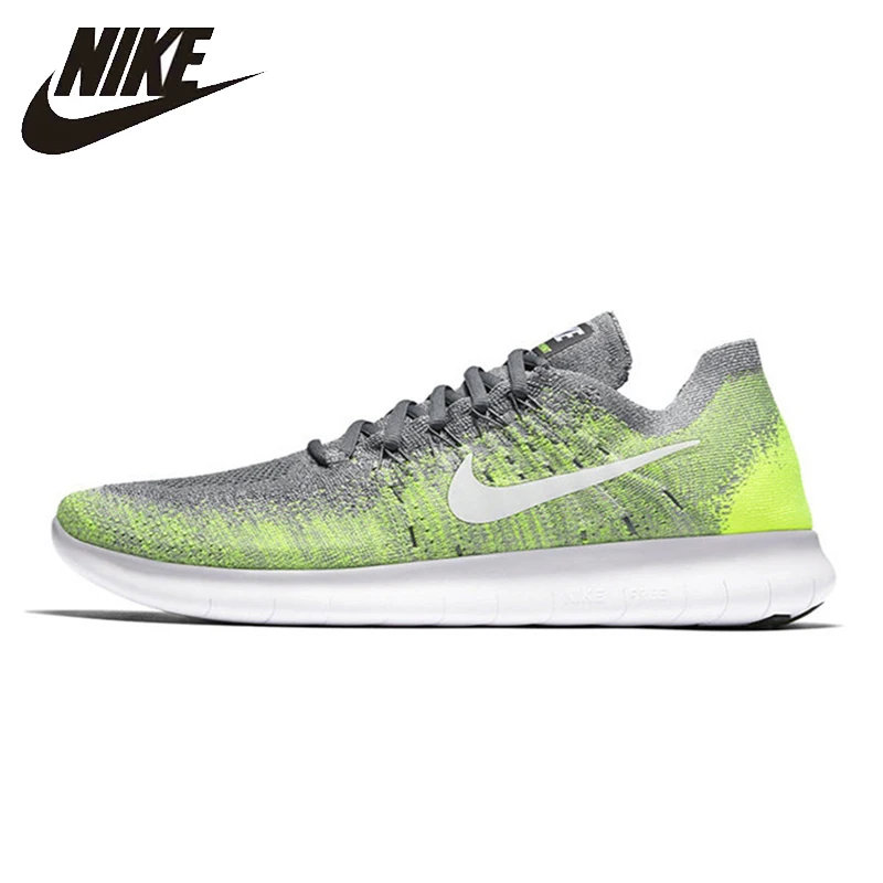 Оригинальный Nike FREE RN FLYKNIT мужские кроссовки удобные уличные легкие Нескользящие кроссовки #880843