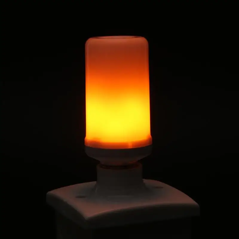 E27 96 SMD 2835 LED Flame Bulb 85 265V Emulation Fire Effect Lamp
