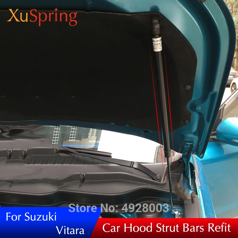 

For Suzuki Vitara 2016 2017 2018 Car Front Engine Cover Support Hydraulic rod Lift Strut Spring Shock Bars Bracket C