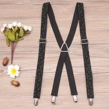 ZhiAo Мужская/женская одежда, Эластичные подтяжки x-образной формы, подтяжки для мужчин s, подтяжки для брюк, подтяжки с буквенным принтом