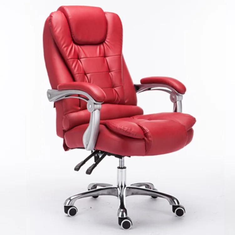 

High Quality Ergonomic Executive Office Chairs Pu Material High Elastic Cushion Lying Lifting Swivel Bureaustoel Ergonomisch