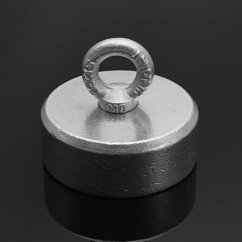 

82x30mm 400kg Neodymium Recovery Magnet Metal Detector Powerful Magnet For Treasure Hunting In The Sea/River