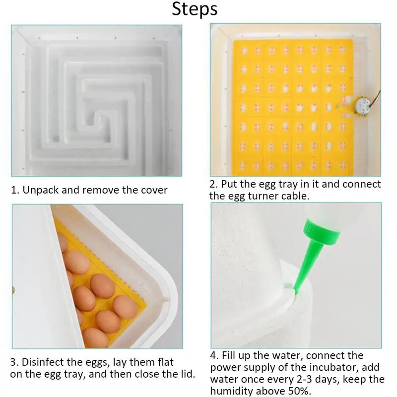 New Automatic Egg Hatcher Mini Digital Family Egg Incubator Dual Fan Chicken Poultry Foam Hatcher Chicken Bird Plucking Machine New Automatic Egg Hatcher Mini Digital Family Egg Incubator Dual Fan Chicken Poultry Foam Hatcher Chicken Bird Plucking Machine