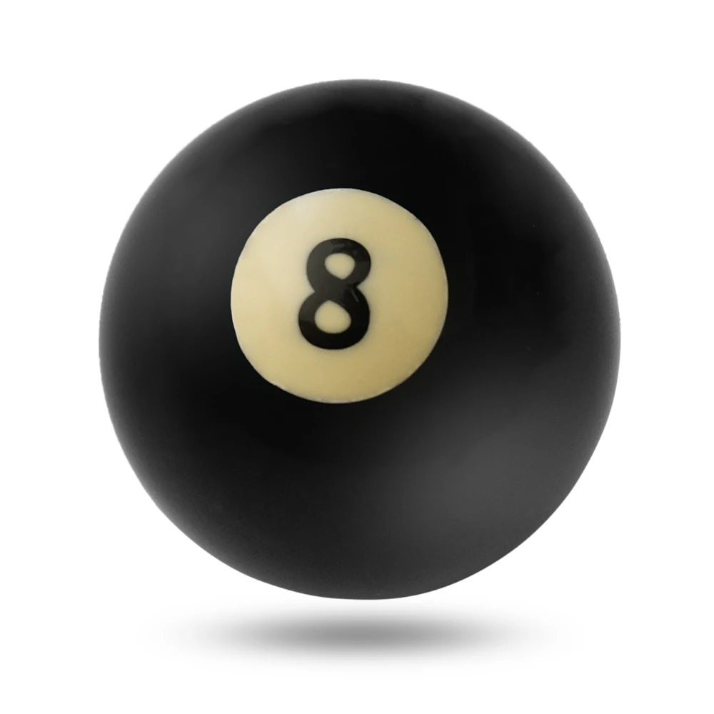 1PC 52.5/57.2 mm Black 8 Ball Pool Cue Ball Standard ...