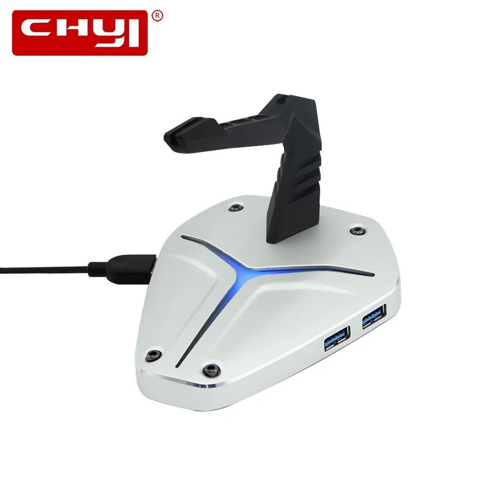 

CHYI USB3.0 HUB 4 Port High Speed Multi USB Splitter Adapter With LED Backlight USB Port/Charger/Mouse For PC Laptop Accessories