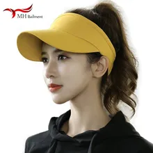 Женская Летняя шляпка уличная пустая верхняя Солнцезащитная Мужская кепка без кепки, легкая дышащая бейсбольная кепка, спортивная Солнцезащитная шляпа