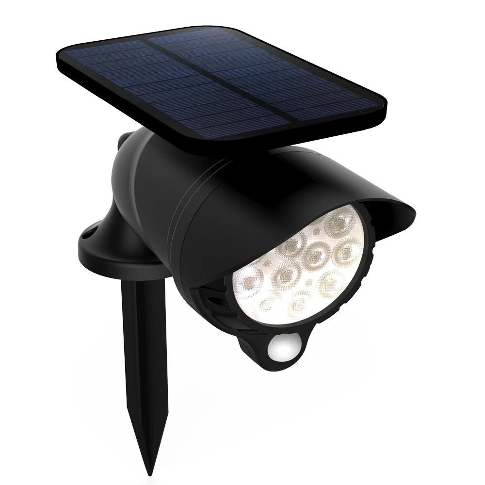 

Insert Install Solar Spot Flood Light Three Mode LED Light with Automatic Light Sensor & Automatic Human Sensor Energy Saving