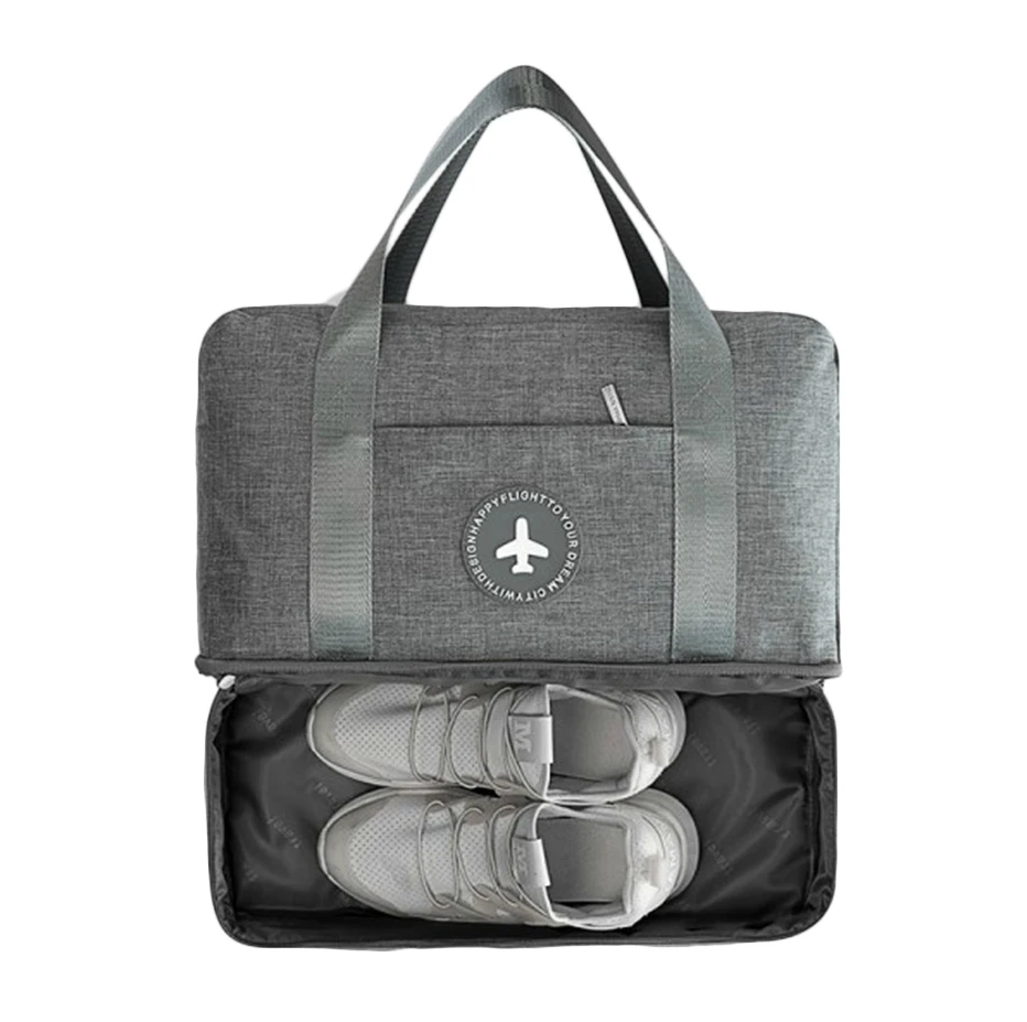

Casual Luggage Travel Bags Two Layers Clothes Organizer Bag Comfortable Portable Shoes Storage Pouch