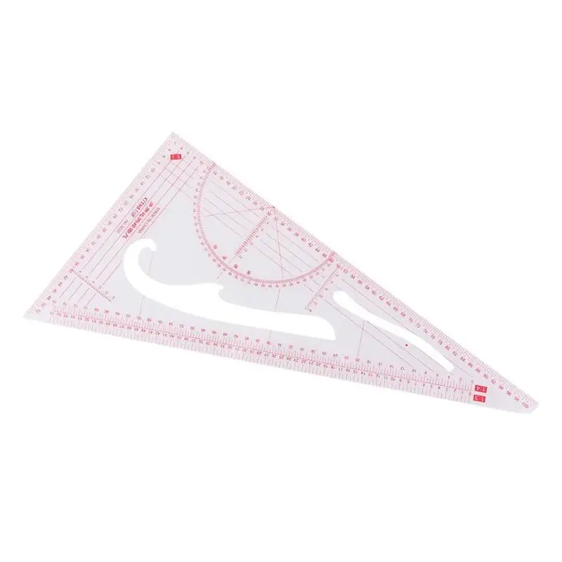 

1 Pc Patchwork Ruler DIY Costume Sewing Tools Plastic Patchwork Ruler Stationery High Accuracy Multifunction sewing accessories