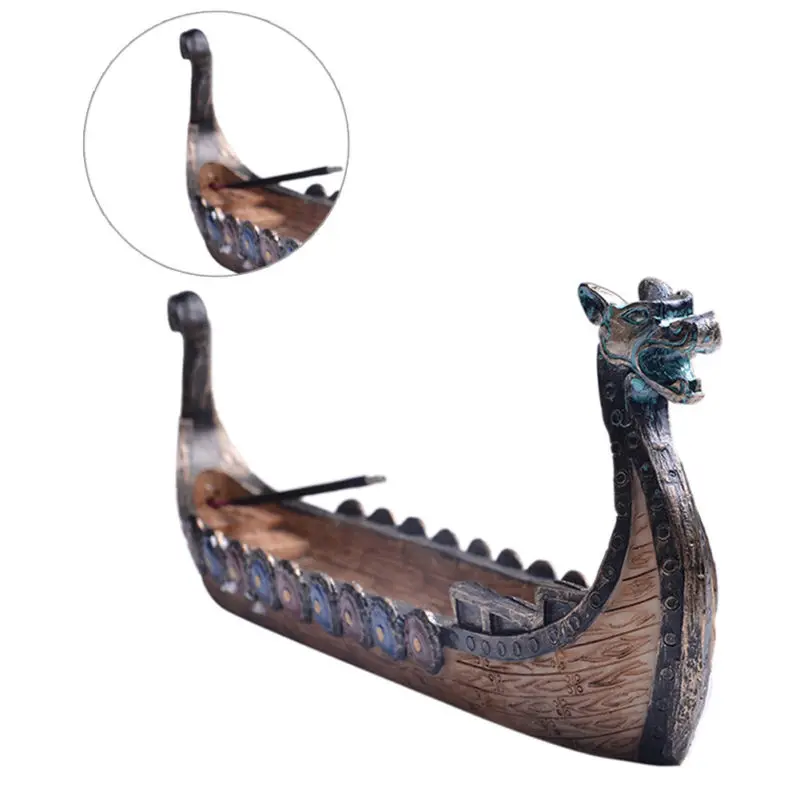 

Hand-carved Dragon Incense Guardian Burner Ashcatcher Joss Stick Holder Gothic