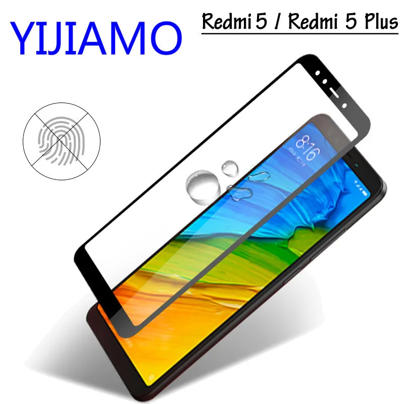 

9H Full Coverage Tempered Glass Film for Xiaomi Redmi5 Redmi 5 Plus Screen Protector Xiaomi Redmi 5 Plus Cristal Templado