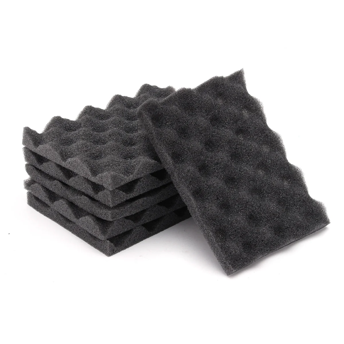 

5Pcs Convoluted Egg Shape Sponge Charcoal For Foam Packing Sheet foam packing sheet pad packing buffer sponge flexible
