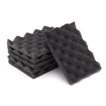 

5Pcs Convoluted Egg Shape Sponge Charcoal For Foam Packing Sheet foam packing sheet pad packing buffer sponge flexible