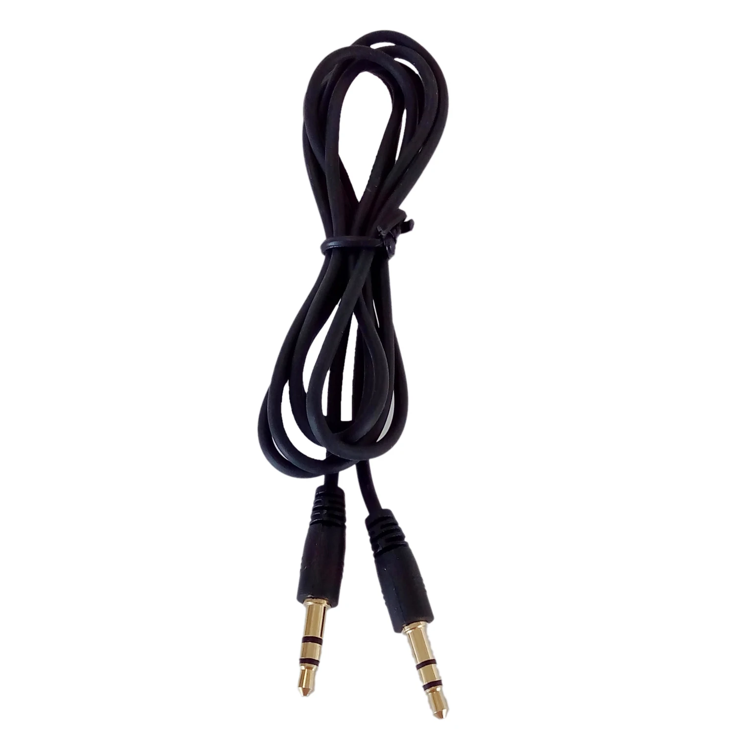 3.5mm Stereo Plug to Stereo Plug 1.2 Mtrs Gold Audio Cable
