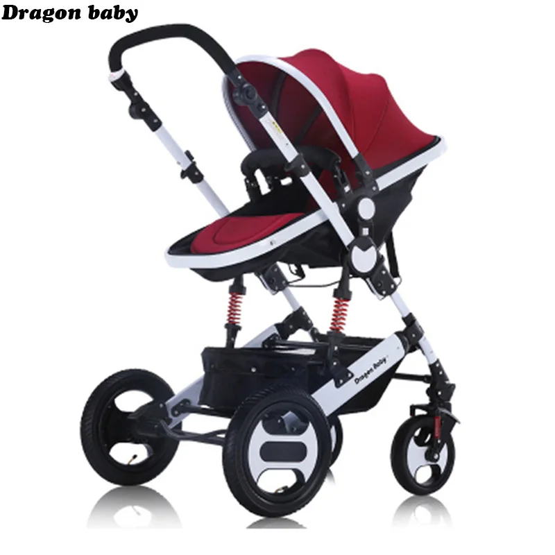 Top Russia Free shipping Baby carriage high landscape can sit lie and winter children