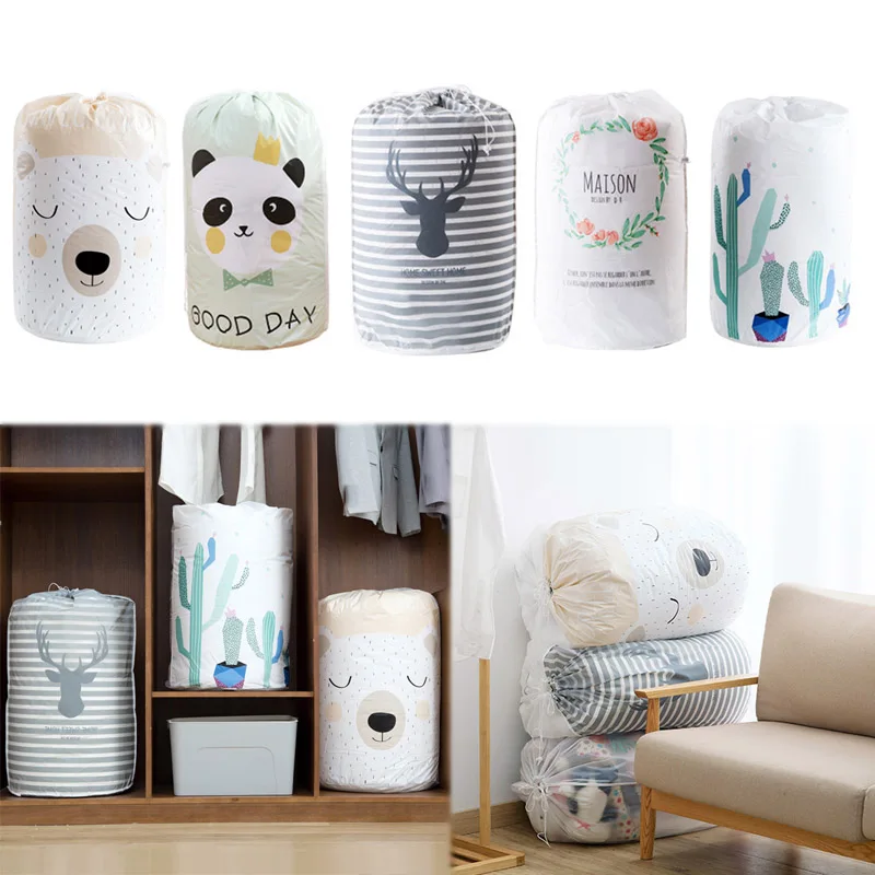 

Clothes Blanket Foldable Pouches Storage Bag Quilt Closet Housekeeping Container 1PC Home Supplies Box Sweater Organizer