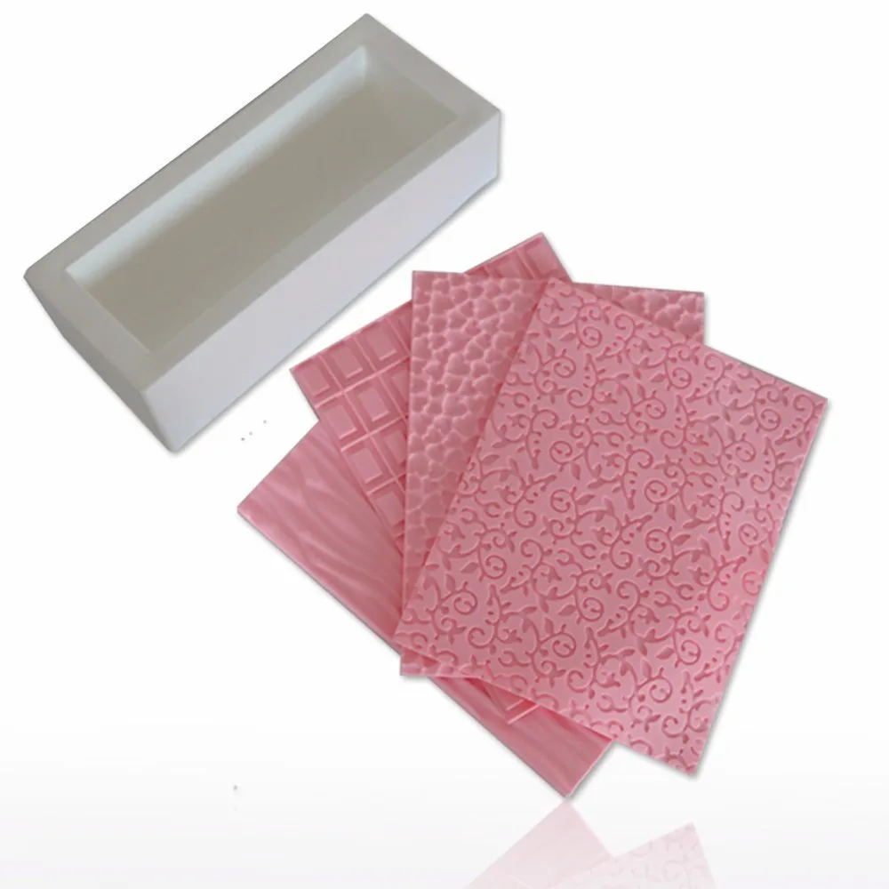 

Silicone Wood Heart Pattern Texture Mat Cake Mold Baking Sheet Twinkie Mousse Kit Dessert Bakeware Cakes Pan Tool