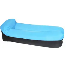 Полиэфирная водонепроницаемая тканевая подушка надувная наружная портативная ленивая диванная складная надувная кровать спальный мешок
