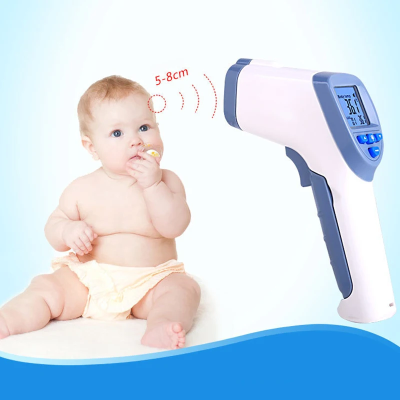 Мультифункциональный цифровой термометр для детей и взрослых, инфракрасный термометр для лба и тела, бесконтактный прибор для измерения температуры