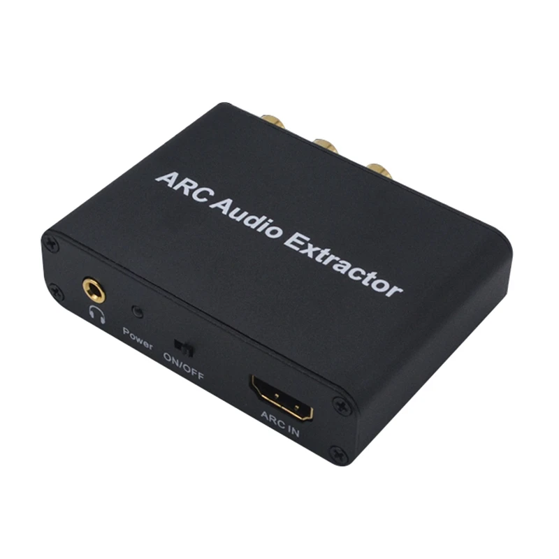 

IG-HDMI ARC Adapter, ARC Audio Extractor with Digital Optical TOSLINK SPDIF/ Coaxial and Analog 3.5mm L/R Stereo Audio Convert