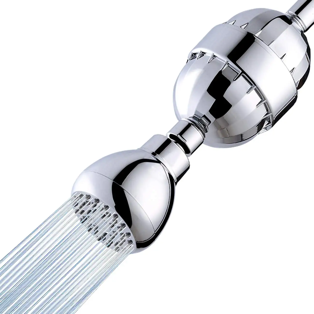

Shower Head, High Pressure Showerhead With Filter, Luxury Home Showerheads, Adjustable Swivel Joint,Removes Chlorine, Heavy Me
