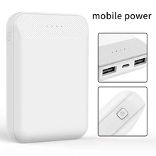 FLOVEME 10000 mAh 18W Fast Charging Dual USB Mini Power Bank Powerbank External Battery Pack Portable Charger For iPhone Samsung