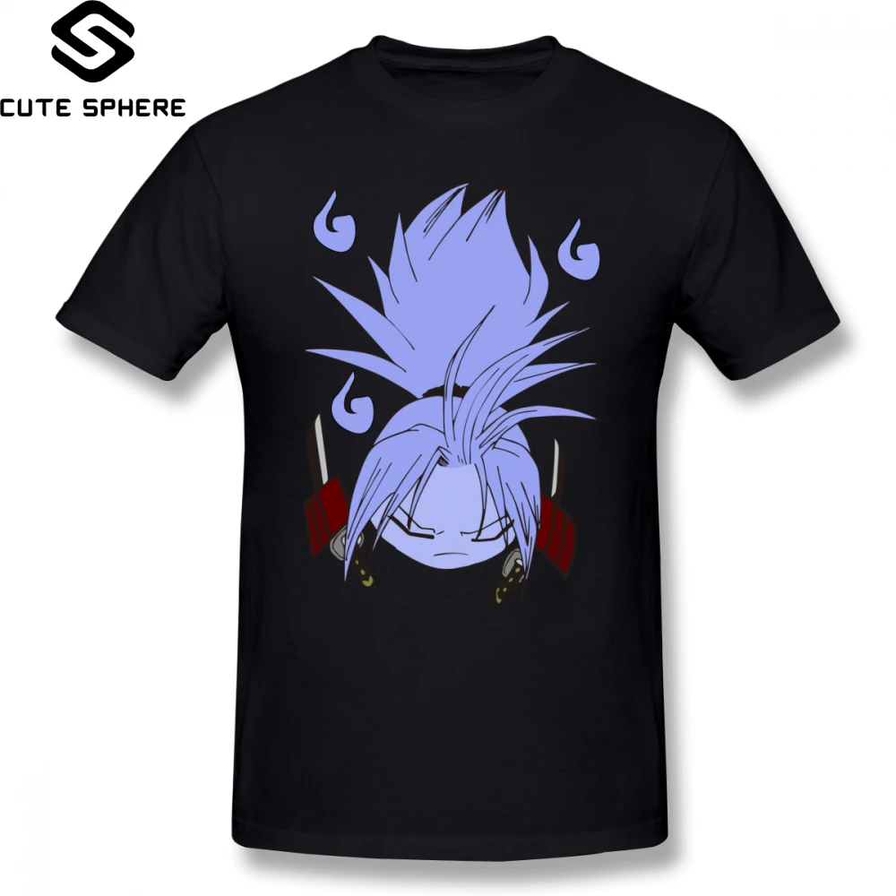 

Shaman King T Shirt Amidamaru Guardian Ghost T-Shirt Man Summer Tee Shirt Funny Print Short Sleeves Cotton Plus size Tshirt